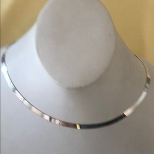 Milor sterling silver herringbone 18” necklace new